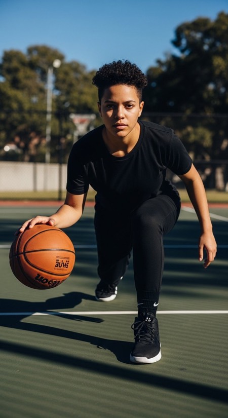 Basketball Drive pose reference photo