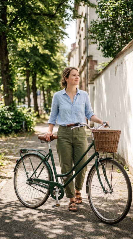 Bicycle Basket Blooms pose reference photo
