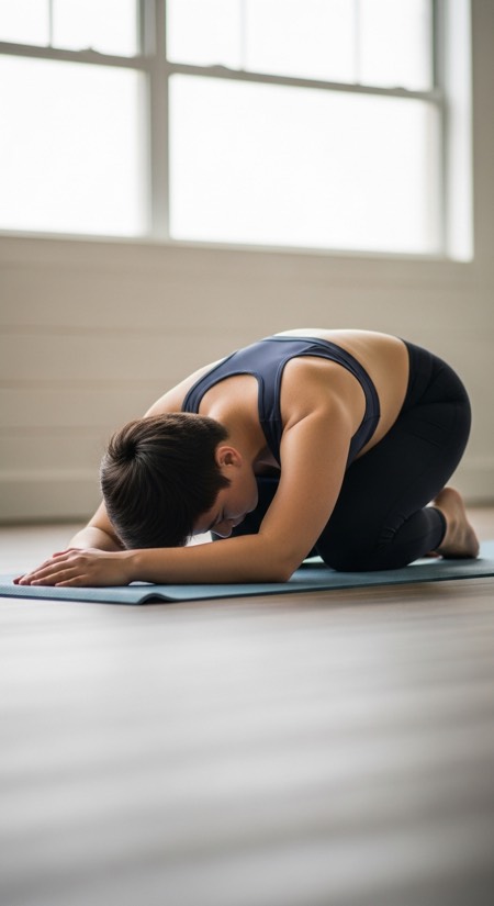 Child Pose Rest pose reference photo