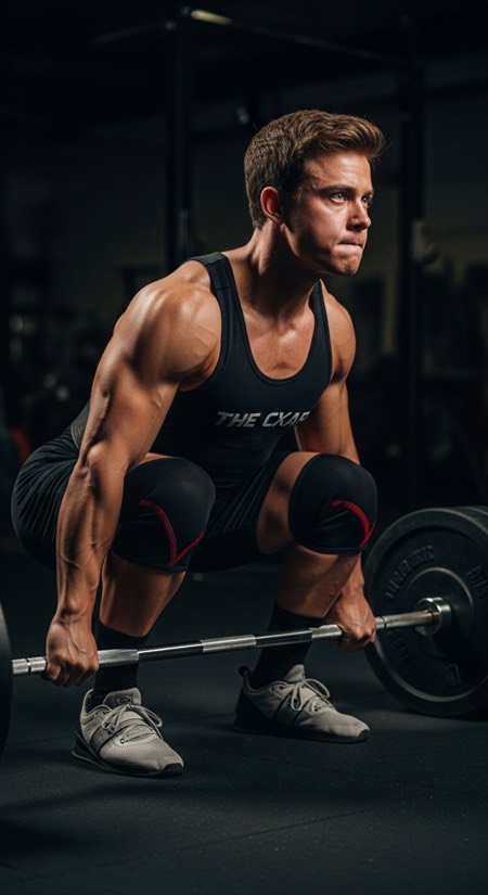 Deadlift Setup pose reference photo