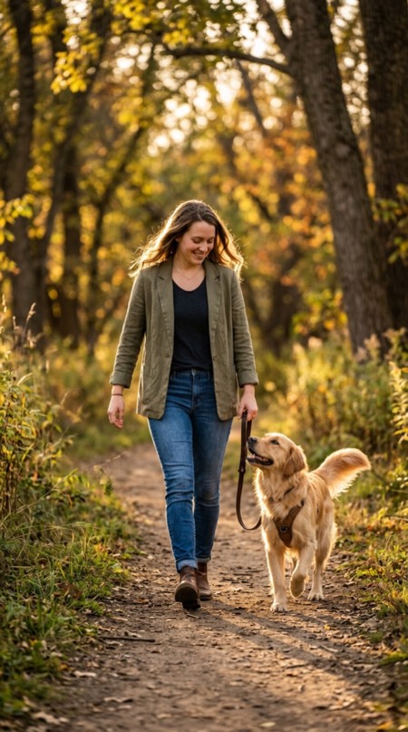 Dog Walk In The Park pose reference photo