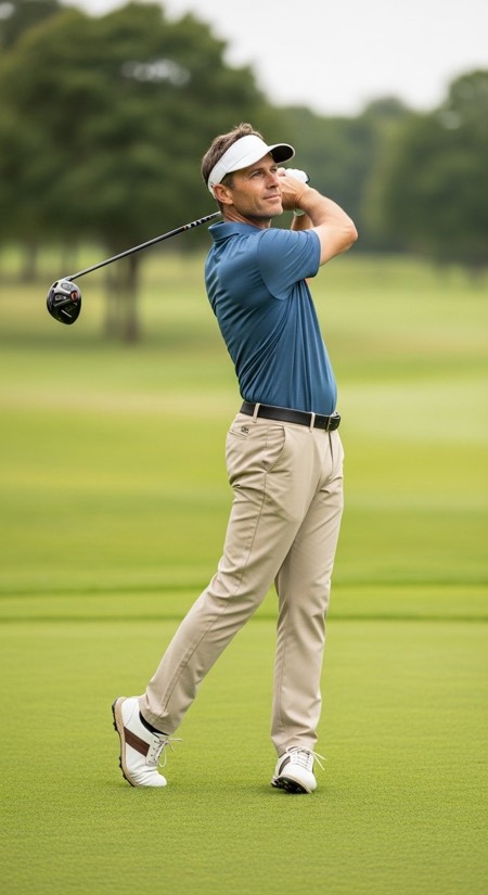 Golf Swing Follow Through pose reference photo
