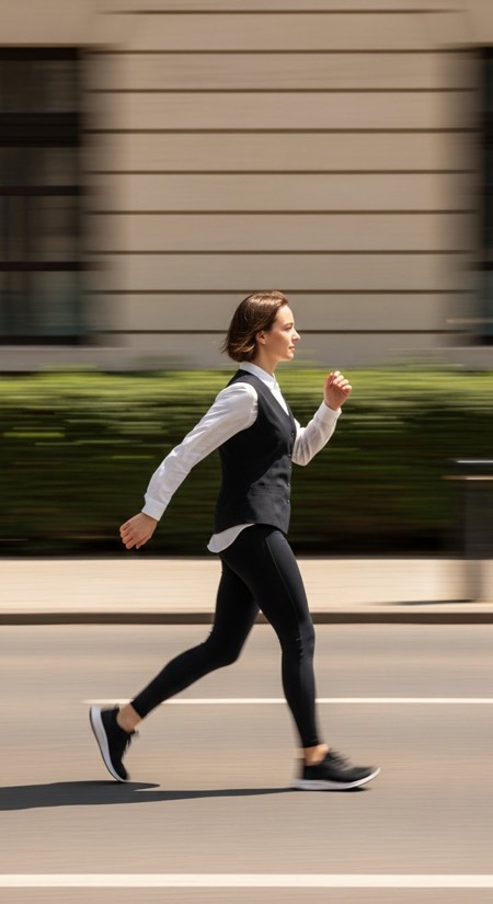 Motion Blur Pan pose reference photo