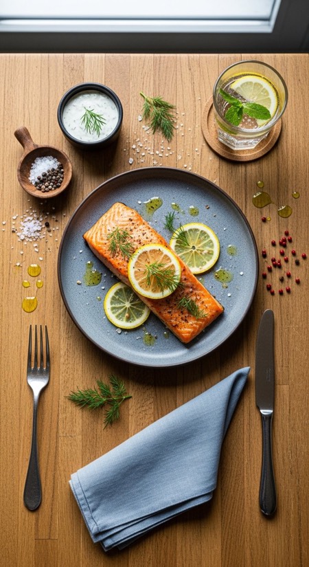 Overhead Food Flat Lay pose reference photo