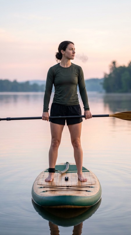 Paddleboard Balance pose reference photo