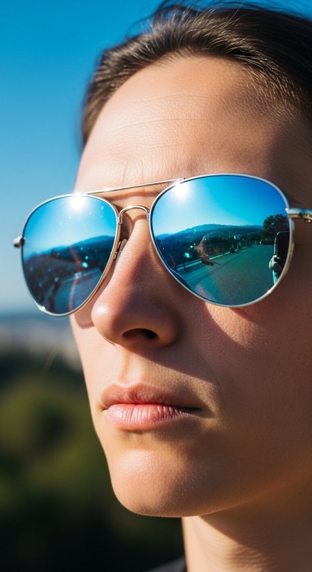 Reflection In Sunglasses pose reference photo
