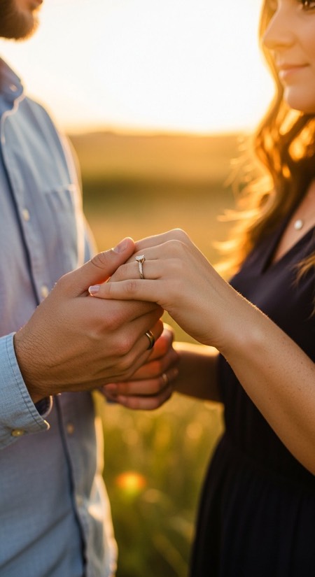 Ring Reveal Hands pose reference photo