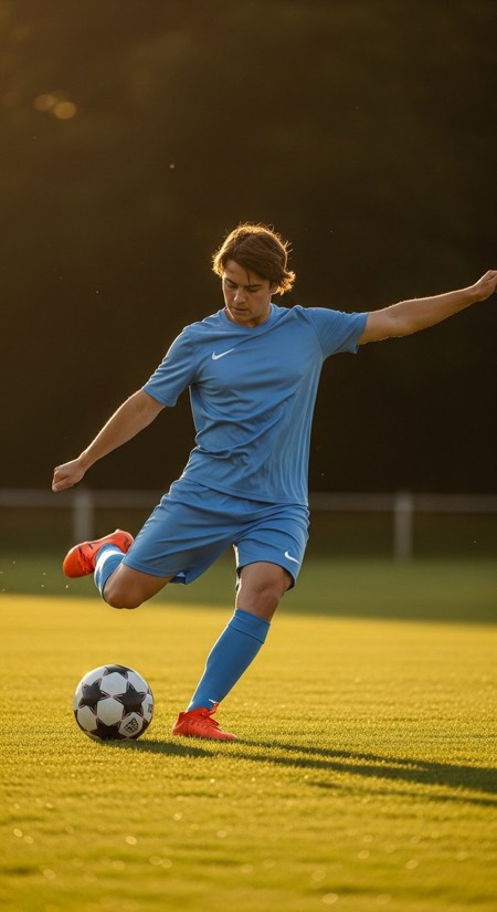 Soccer Strike pose reference photo