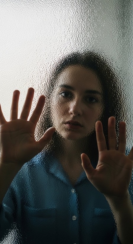 Textured Glass Distortion pose reference photo
