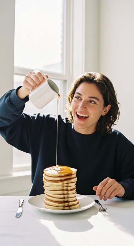 Weekend Pancake Breakfast pose reference photo