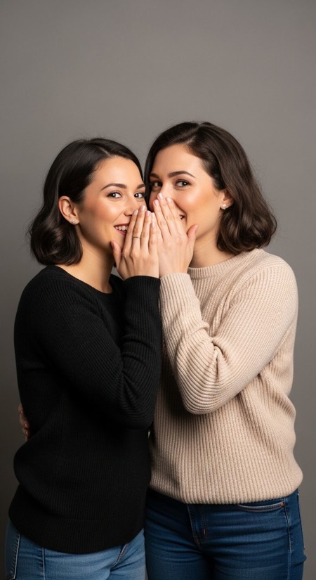 Whisper In The Ear pose reference photo